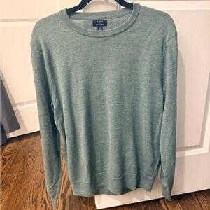 J. Crew Men's Green Crewneck Sweater
